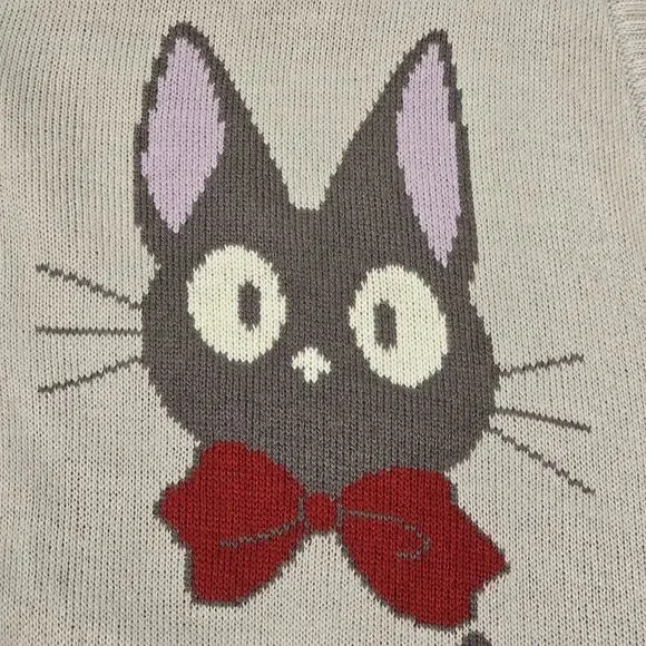 Her Universe Studio Ghibli Jiji Cardigan M Kiki's Delivery Service Anime Kawaii - Picture 6 of 8
